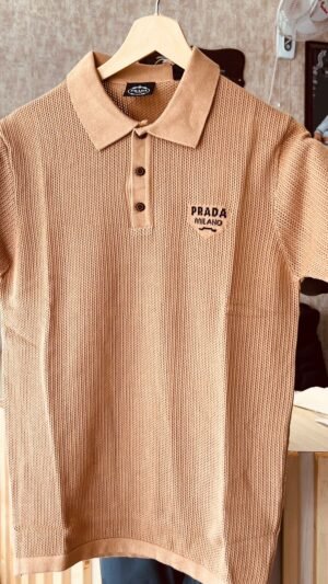 Golden brown premium polo t shirt